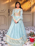 Ice Blue Wedding Wear