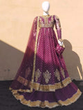 Purple peshwas  lehnga